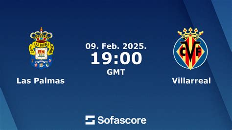 Villarreal vs Las Palmas live score, H2H and lineups .
